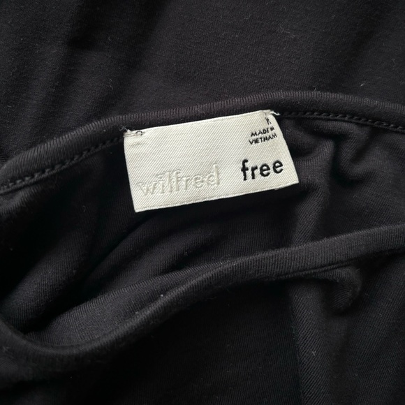 Aritzia Wilfred Free Medium Black Long Sleeve Mini Dress - Picture 7 of 7